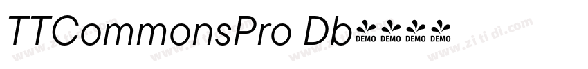 TTCommonsPro Db字体转换